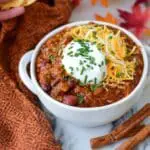 Crock Pot Pumpkin Spice Chili Recipe