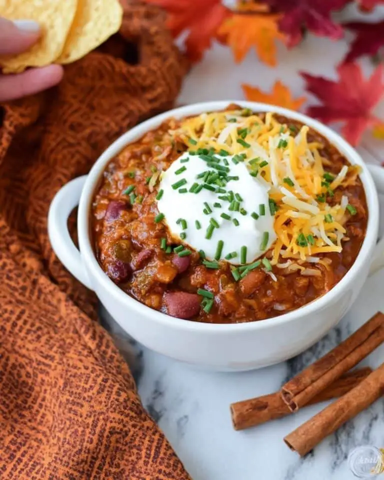 Crock Pot Pumpkin Spice Chili Recipe