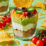 7 Layer Dip Cups Recipe