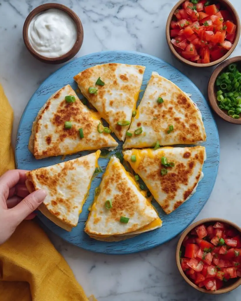2-Minute Cheese Quesadillas Recipe