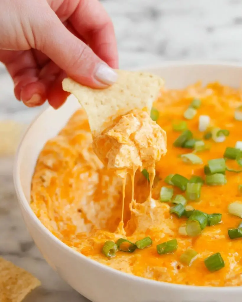 Creamy Buffalo Chicken Dip in the Crock Pot Recipe