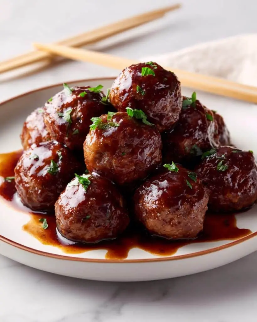 Barbecued Meatballs Recipe