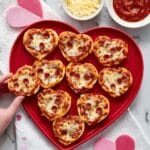 Heart Shaped Mini Pizzas Recipe