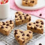 Heart-Shaped Chocolate Chip Cookies Recipe