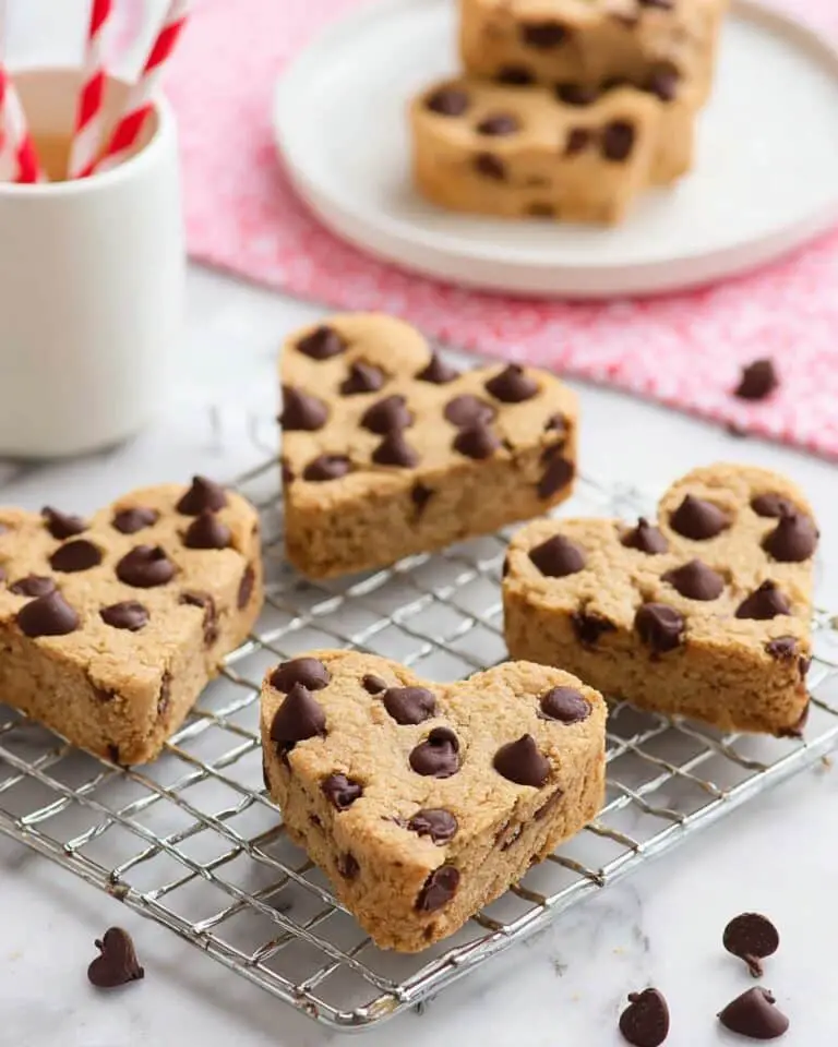 Heart-Shaped Chocolate Chip Cookies Recipe