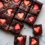 Strawberry Swirl Chocolate Brownies Recipe