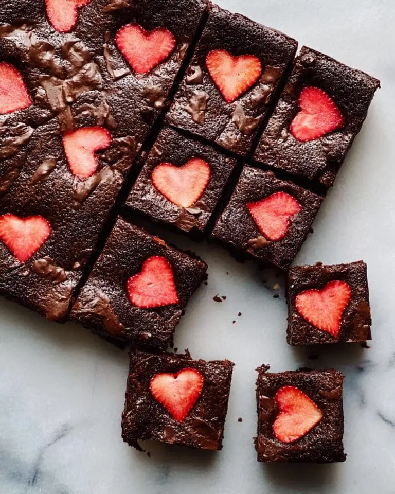 Strawberry Swirl Chocolate Brownies Recipe