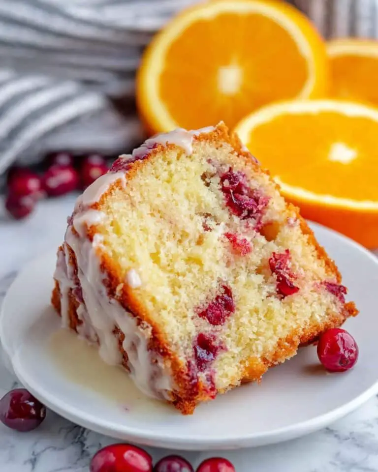 Cranberry Orange Bundt Cake Recipe