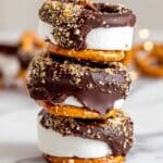 S’mores Pretzels (Oven-Baked Indoor S’mores Snack) Recipe