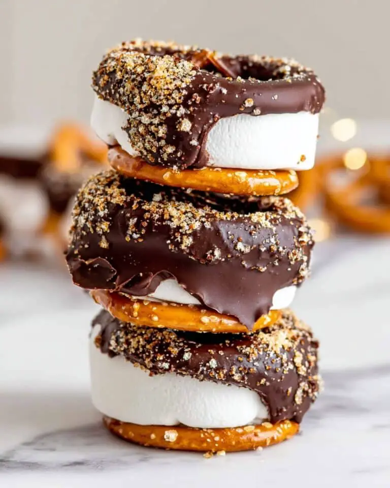 S’mores Pretzels (Oven-Baked Indoor S’mores Snack) Recipe