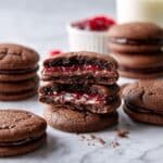Chocolate Raspberry Sandwich Cookies Recipe