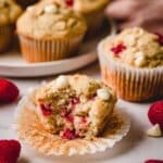 White Chocolate Raspberry Muffins Recipe