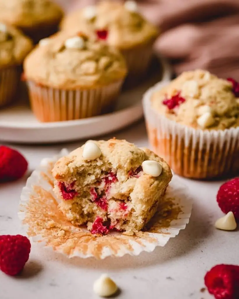White Chocolate Raspberry Muffins Recipe