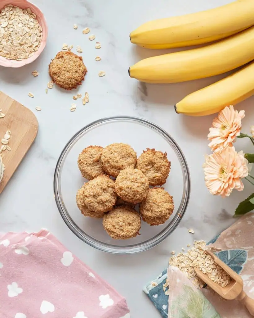 Basic Banana Oat Baby Cookies Recipe