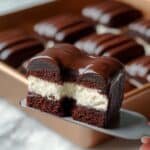 Bumpy Chocolate Cake with Swirled Buttercream and Fudge Icing Recipe