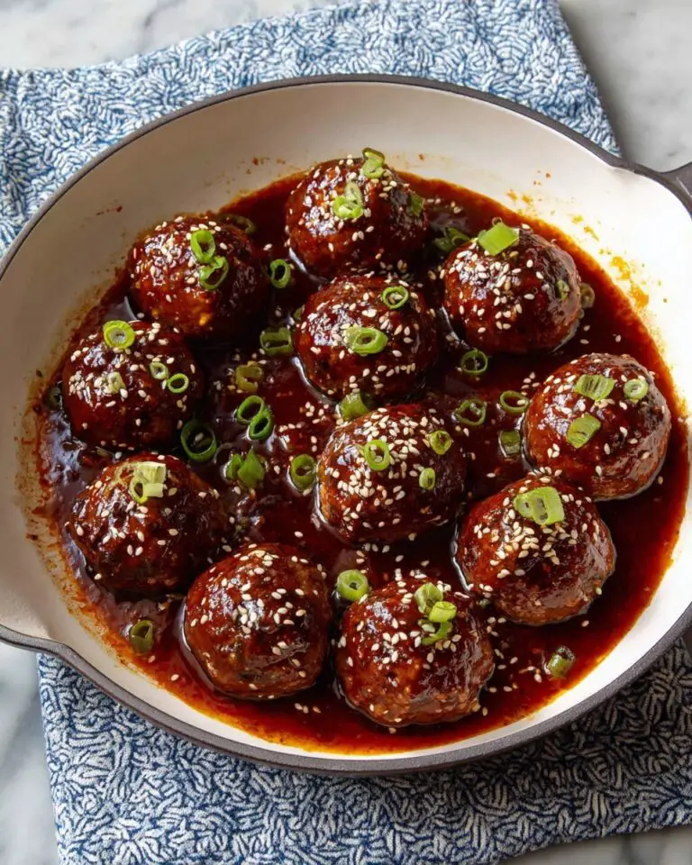 Korean Barbecue-Style Meatballs Recipe