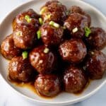 Sticky Honey Garlic Meatballs Recipe