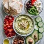 Creamy Avocado Hummus with Cilantro Recipe