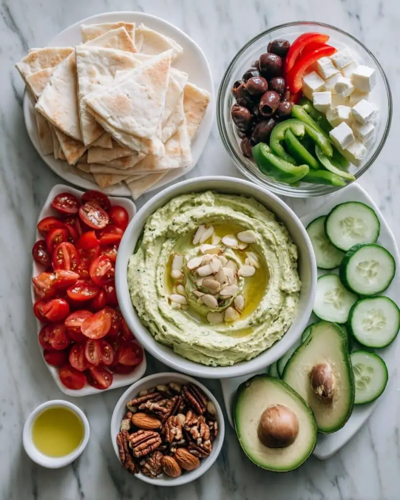 Creamy Avocado Hummus with Cilantro Recipe