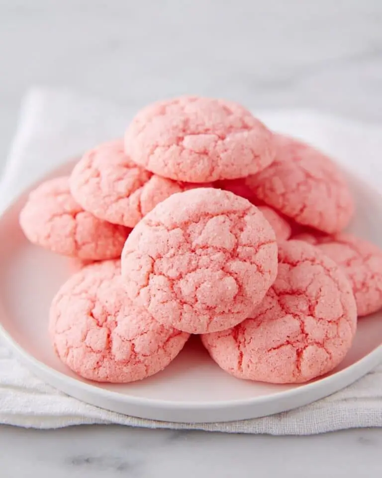 Strawberry Cake Mix Cookies Recipe