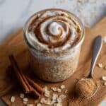 Cinnamon Roll Overnight Oatmeal Recipe