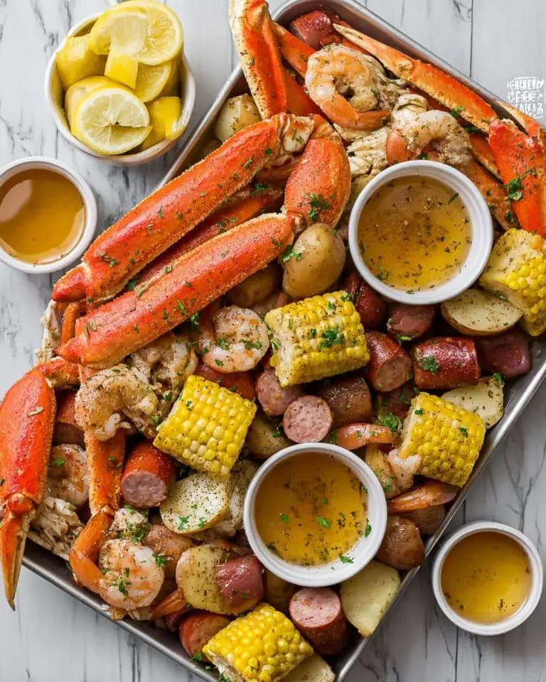 Crab Boil with Seasoned Butter Sauce Recipe