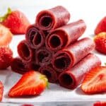 3-Ingredient Homemade Strawberry Fruit Roll-Ups Recipe