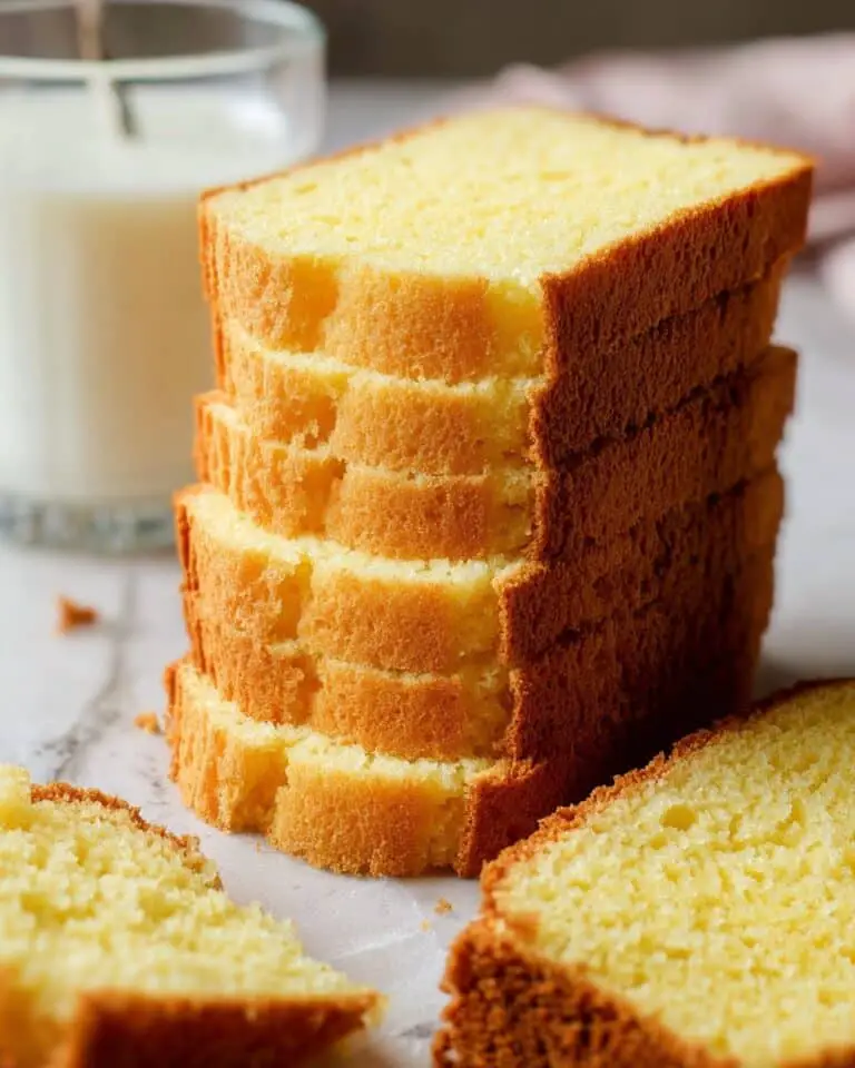 Light Low-Calorie Pound Cake Recipe