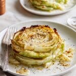 Garlic Seasoned Baked Cabbage Steaks Recipe