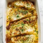 Roasted Cabbage Steaks with Parmesan Recipe