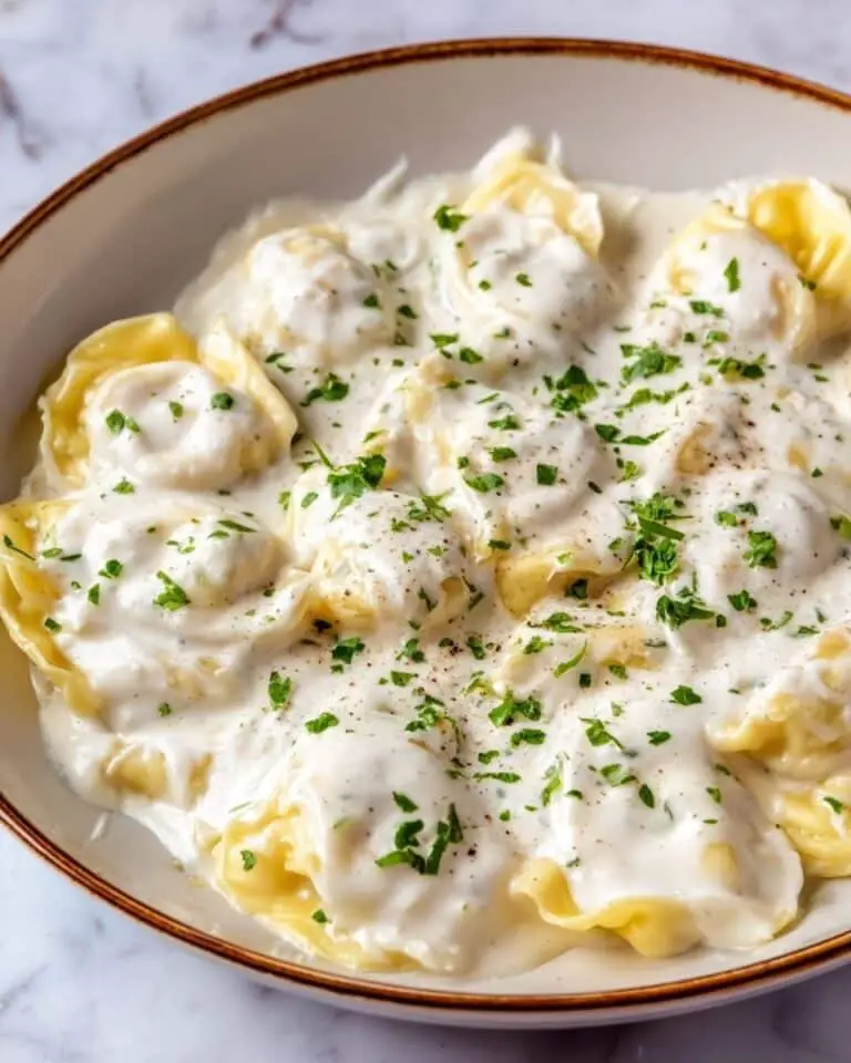 Garlic Parmesan Tortellini Recipe