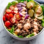 Healthy Burger in a Bowl Recipe