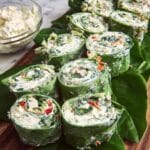 Spinach Artichoke Dip Pinwheels Recipe
