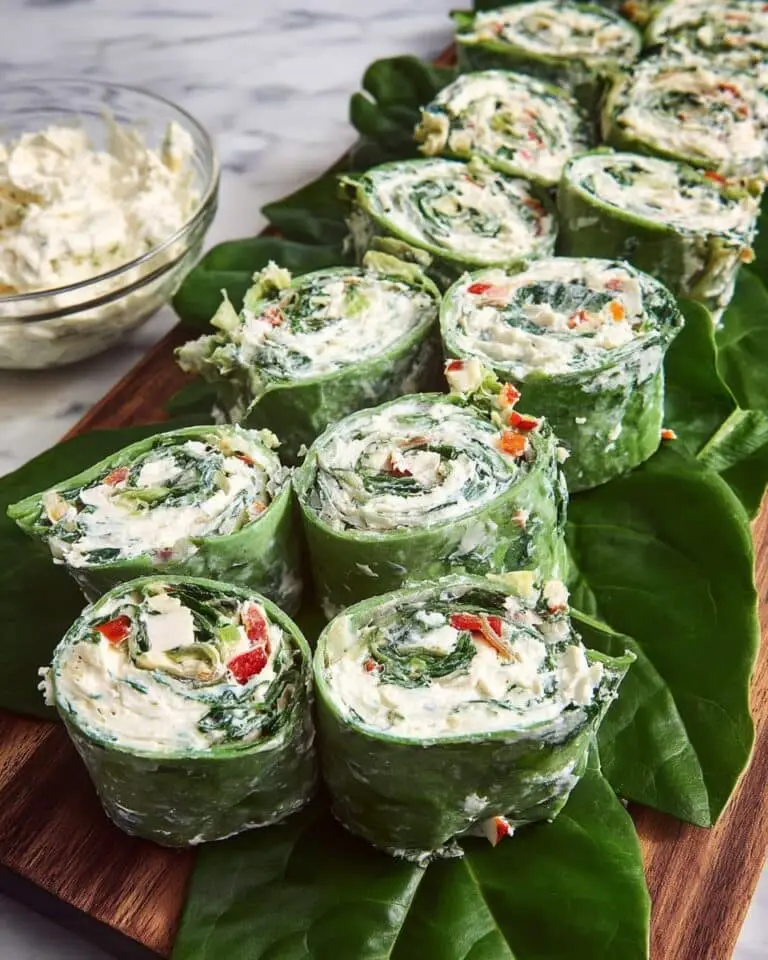 Spinach Artichoke Dip Pinwheels Recipe