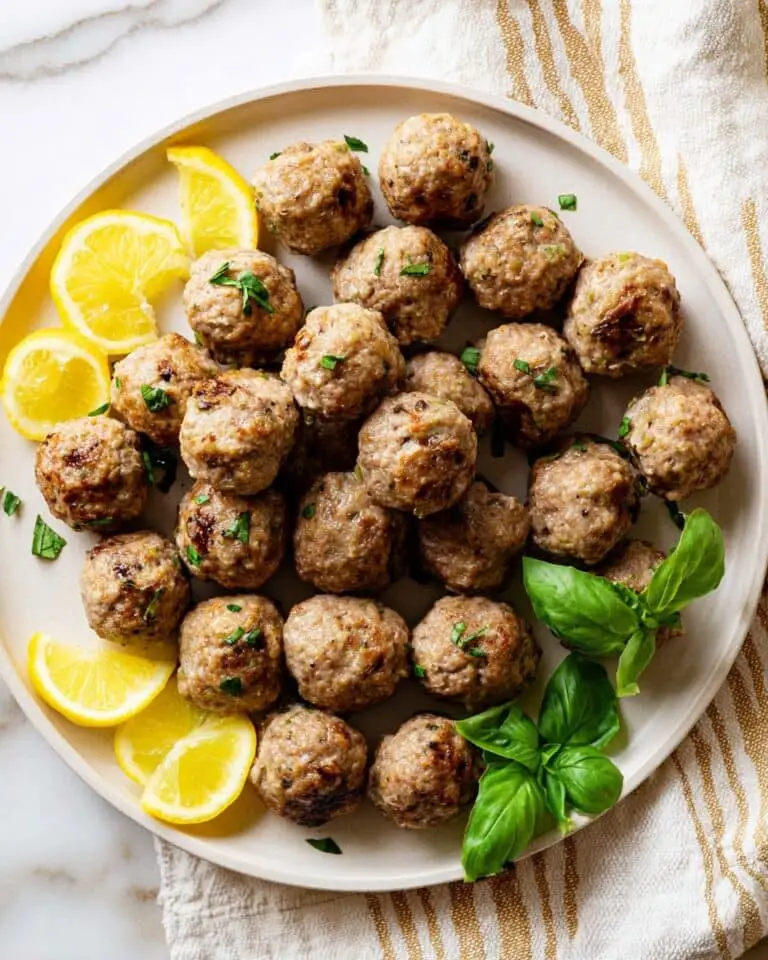 Baked Turkey Meatballs Recipe