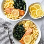 Salmon Mac and Cheese Bowls with Kale Recipe