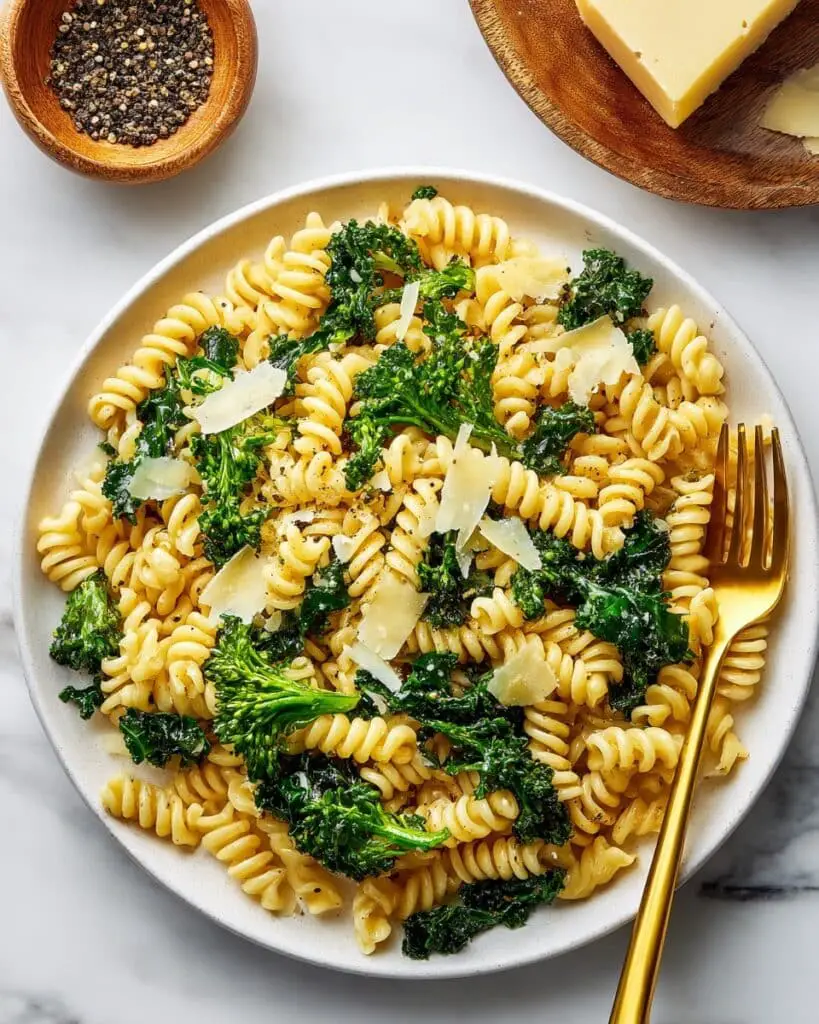 Tuna, Broccoli, and Kale Caesar Pasta Salad Recipe