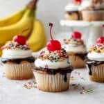 Banana Split Cupcakes Recipe