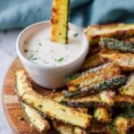 Easy Zucchini Air Fryer Fries (Low Carb, No Breading) Recipe