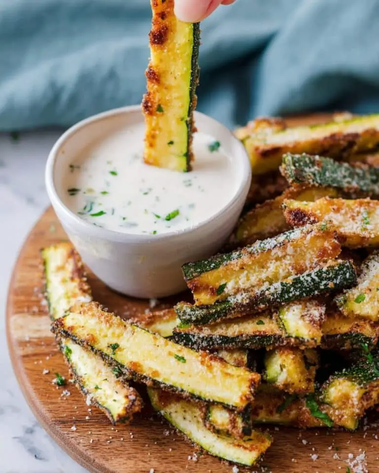 Easy Zucchini Air Fryer Fries (Low Carb, No Breading) Recipe