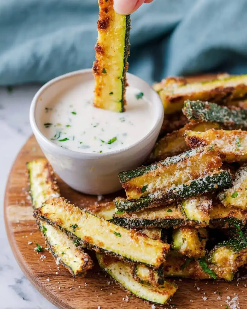 Easy Zucchini Air Fryer Fries (Low Carb, No Breading) Recipe
