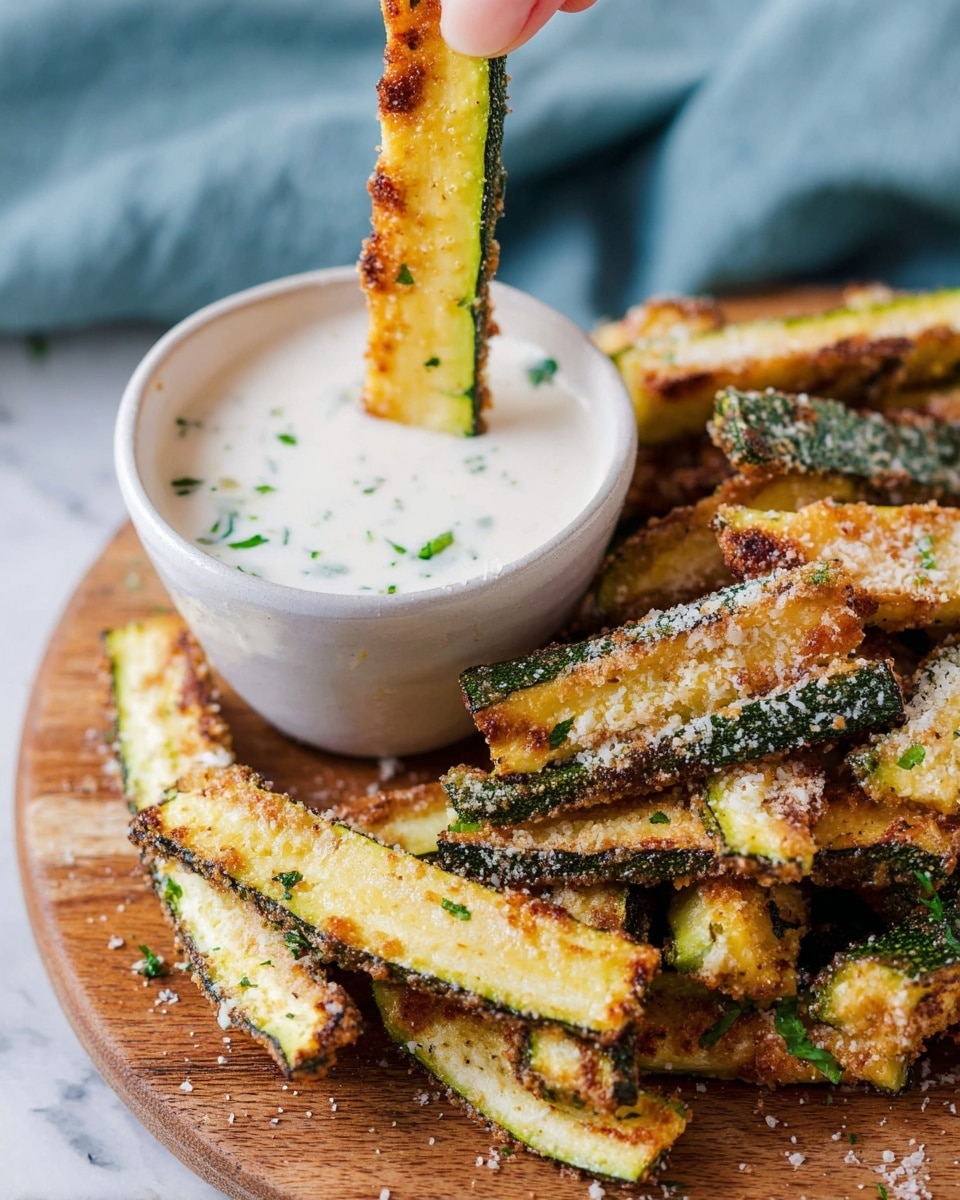Easy Zucchini Air Fryer Fries (Low Carb, No Breading) Recipe