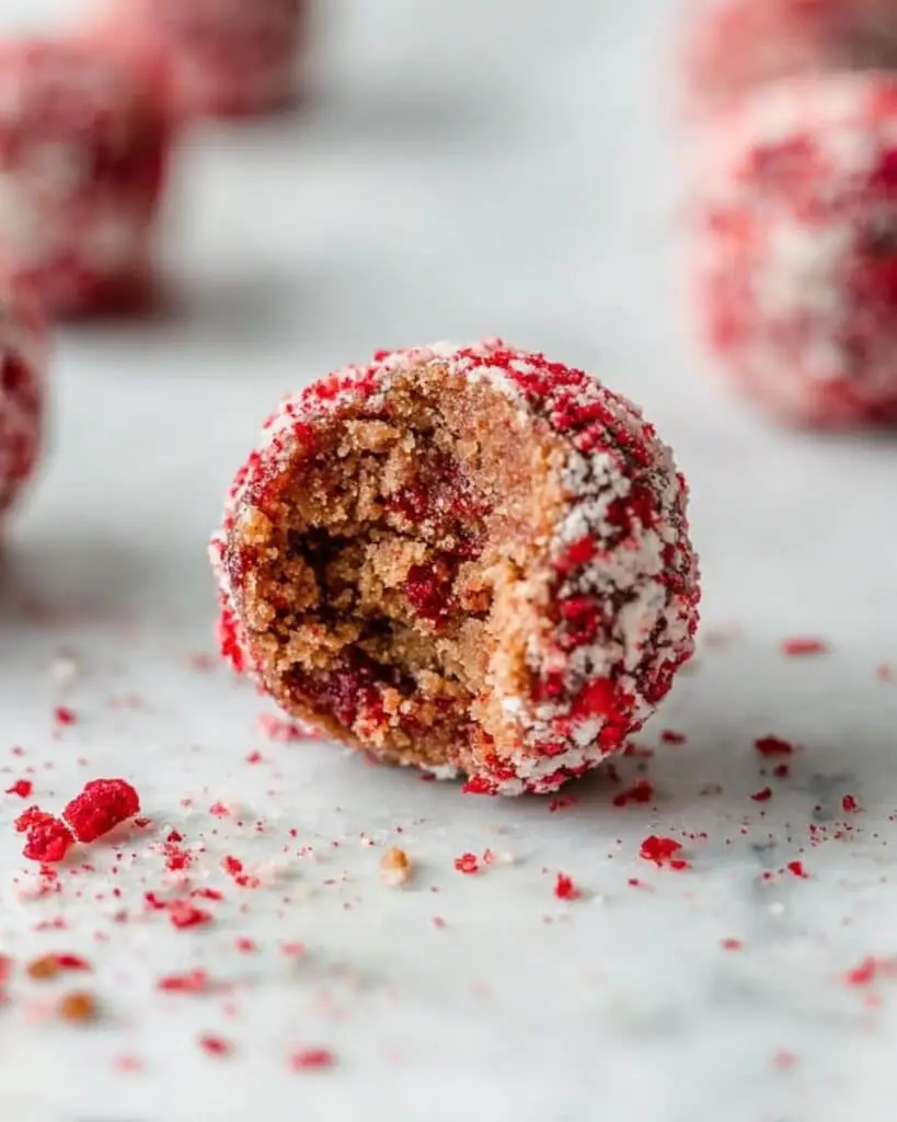 Strawberry Protein Energy Bites Recipe