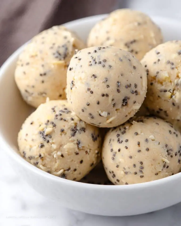 Lemon Poppy Seed Energy Bites Recipe