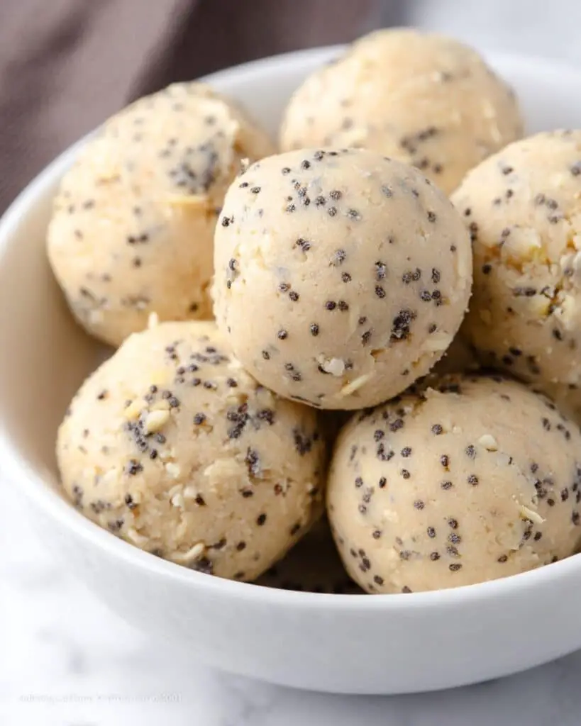 Lemon Poppy Seed Energy Bites Recipe