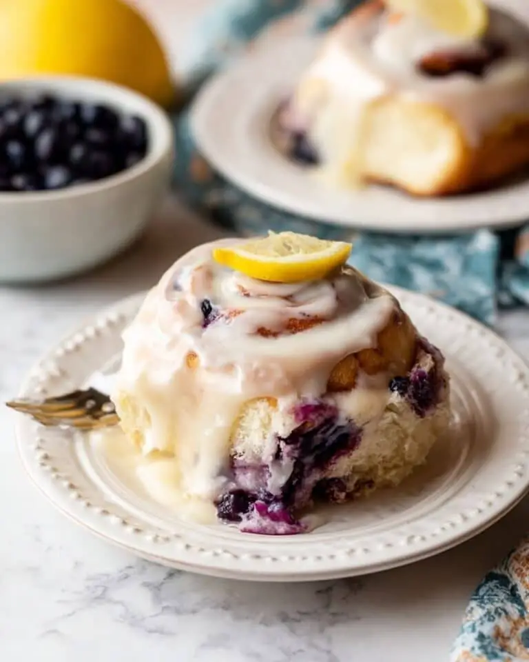 Blueberry Lemon Sweet Rolls Recipe