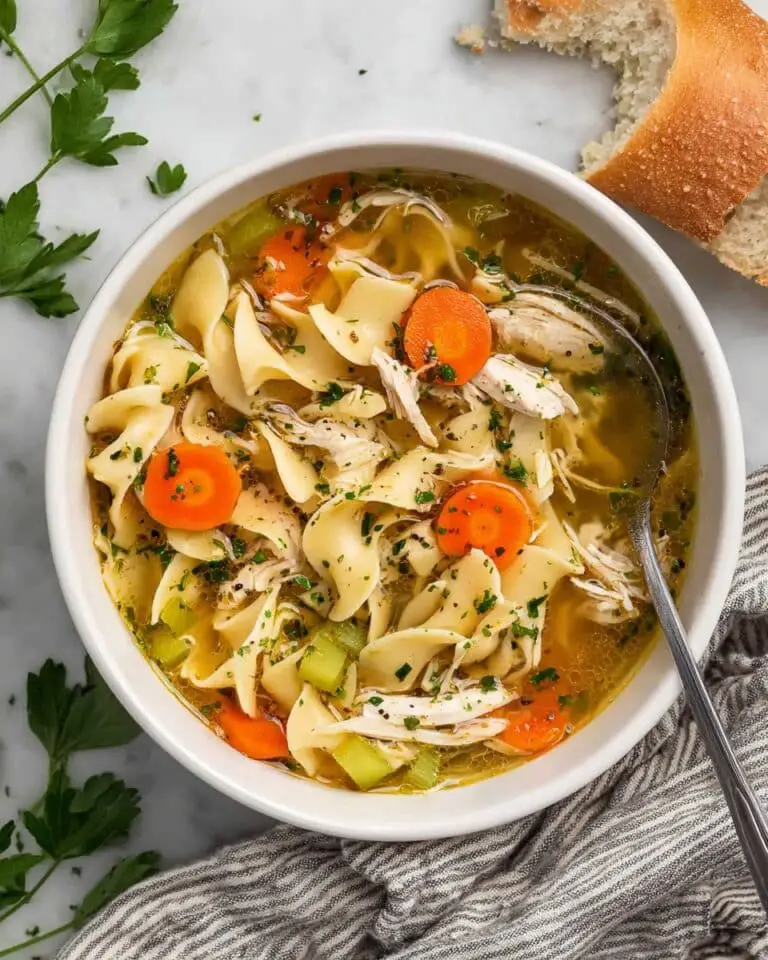 Easy Rotisserie Chicken Noodle Soup Recipe
