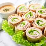 Sun-dried Tomato & Turkey Pinwheel Sandwiches Recipe
