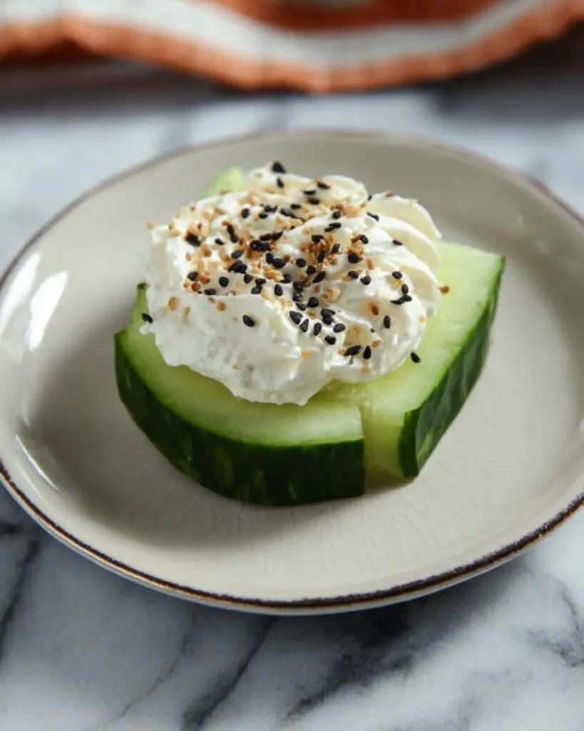 Everything Bagel Cucumber Bites Recipe