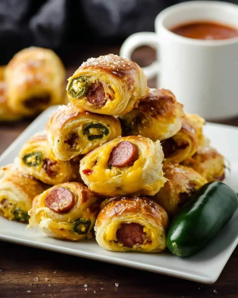 Jalapeño Popper Pigs in a Blanket Recipe